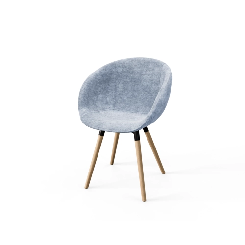 Krzesło KR-502 Ruby Kolory Tkanina Loris 70 Design Italia 2025-2030